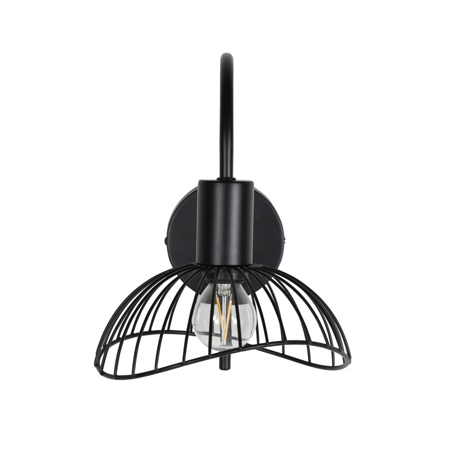 VENTURE DESIGN Elsa Wandleuchte - schwarzes Eisen