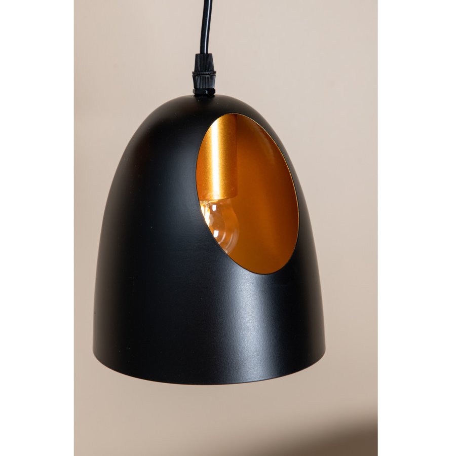 VENTURE DESIGN Elda taklampe - kobber og sort jern