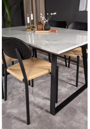 VENTURE DESIGN Undra teppe - slv viskose (170x240) 