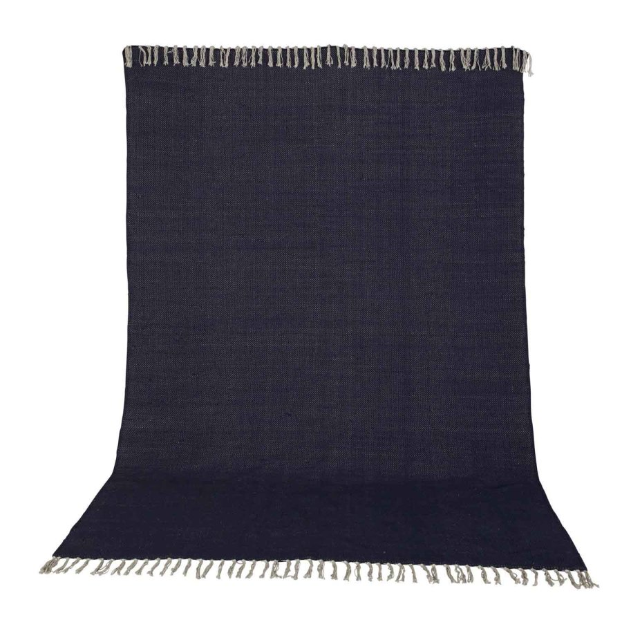 VENTURE DESIGN Panipat-teppe - bl bomull (170x240) 