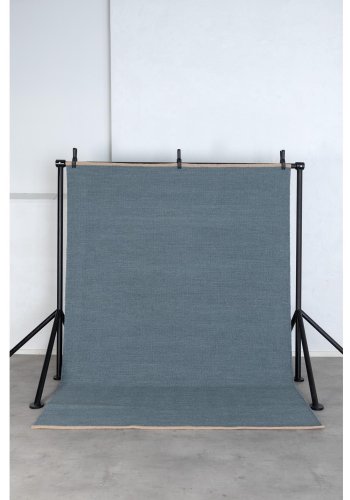 VENTURE DESIGN Jaipur gulvtppe - bl uld og bomuld (170x240)