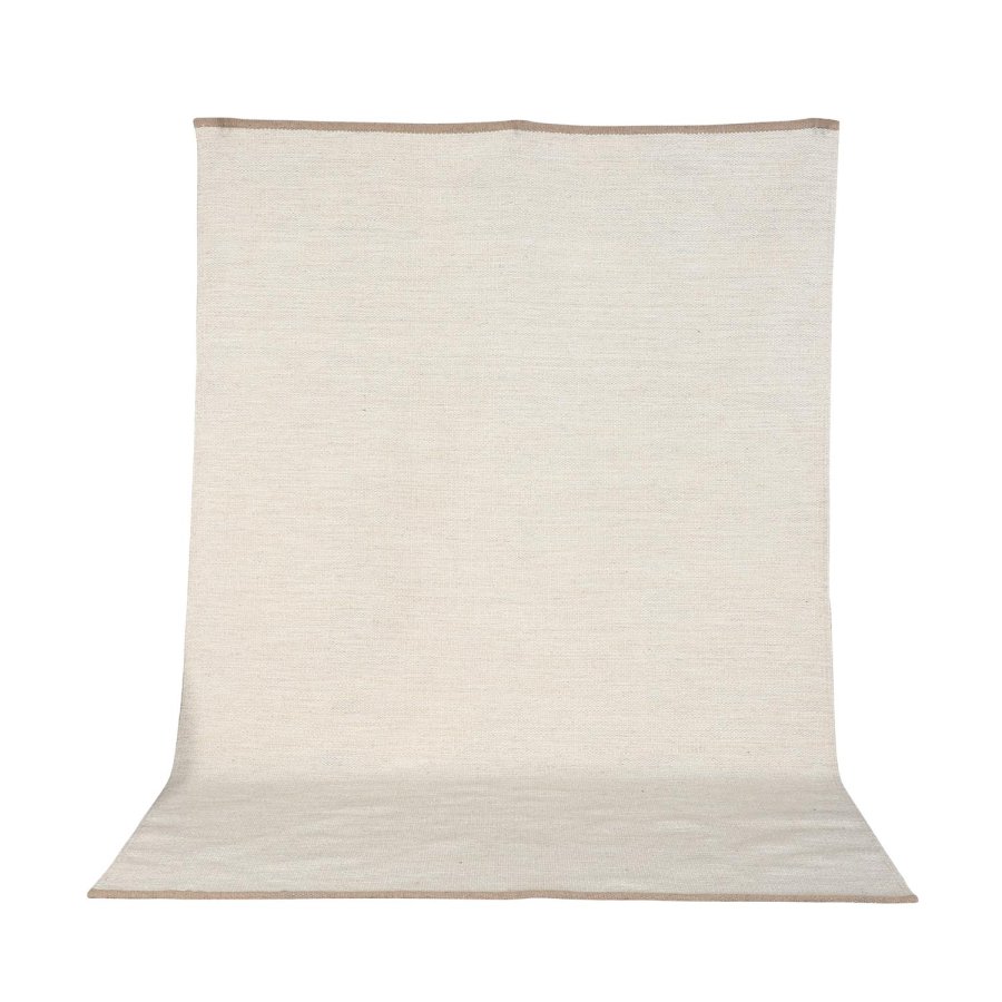 VENTURE DESIGN Jaipur gulvtppe - beige uld og bomuld (200x300) 