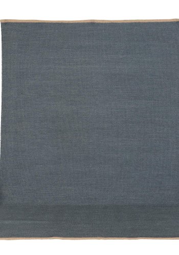 VENTURE DESIGN Jaipur gulvtppe - bl uld og bomuld (200x300) 