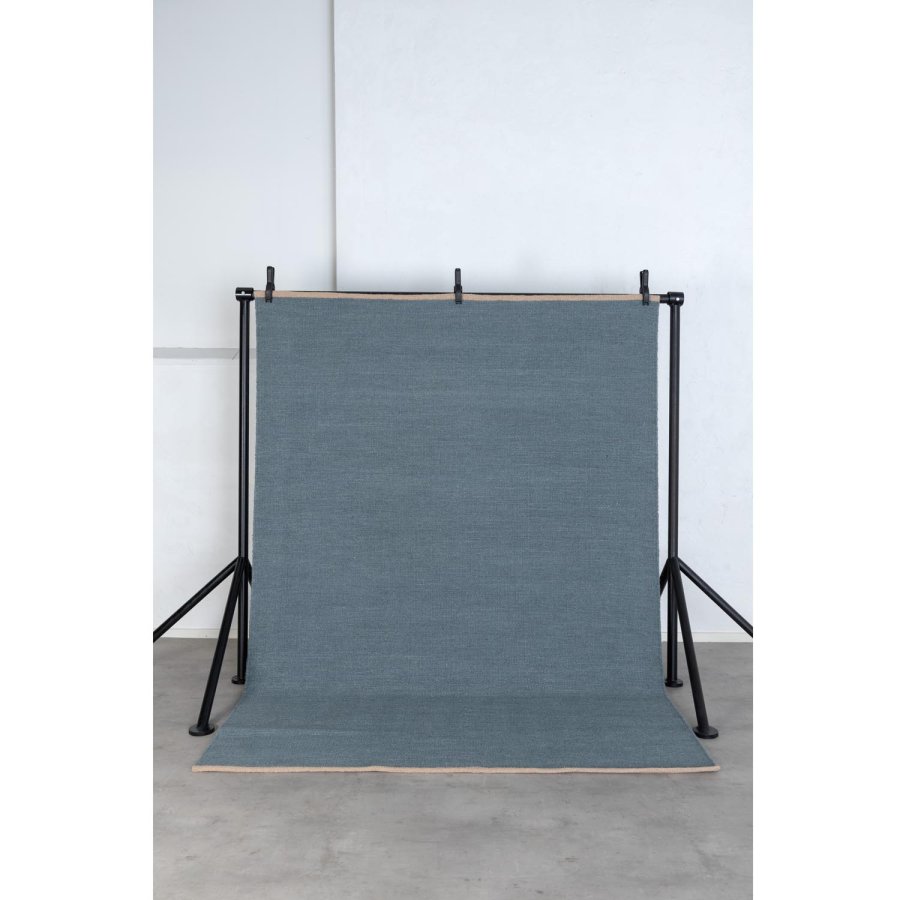 VENTURE DESIGN Jaipur gulvtppe - bl uld og bomuld (200x300) 