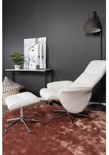 VENTURE DESIGN Indra-teppe - rosa viskose og bomull (200)