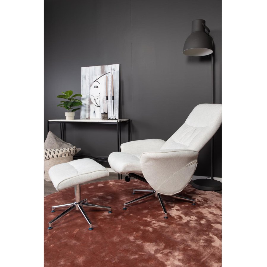 VENTURE DESIGN Indra-teppe - rosa viskose og bomull (200)