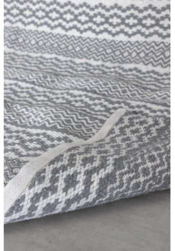 VENTURE DESIGN Sishu teppe - lys gr ull og bomull (200x300)