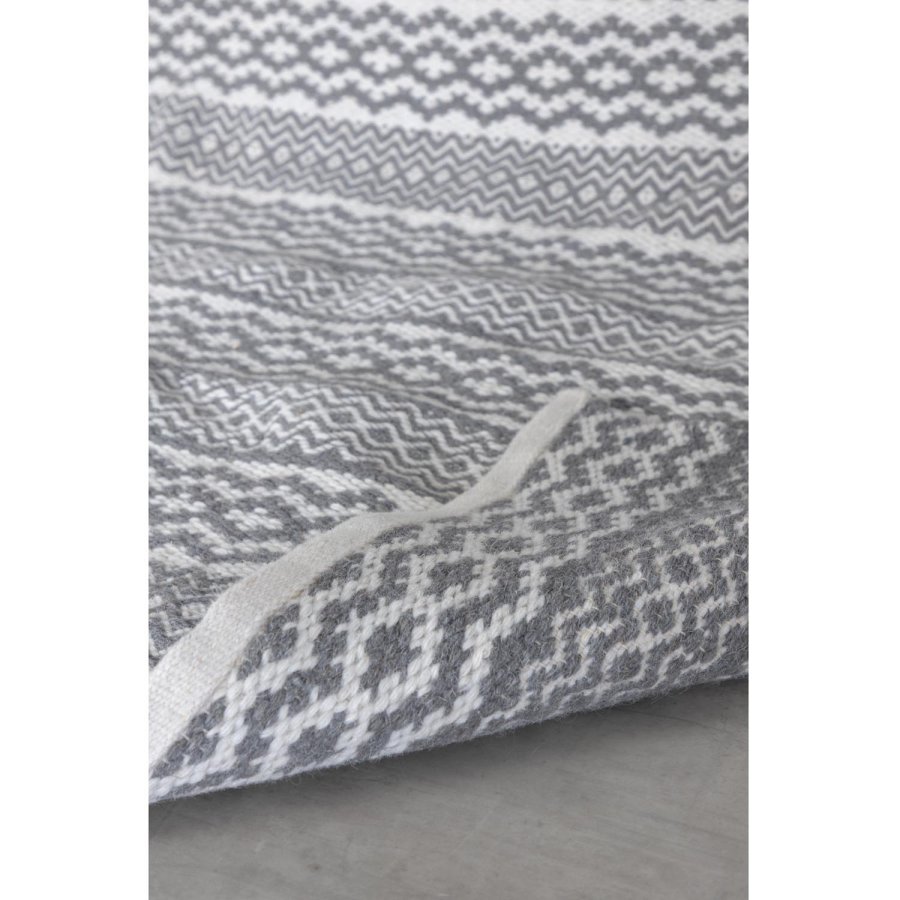 VENTURE DESIGN Sishu teppe - lys gr ull og bomull (200x300)