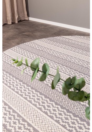 VENTURE DESIGN Sishu teppe - lys gr ull og bomull (200)