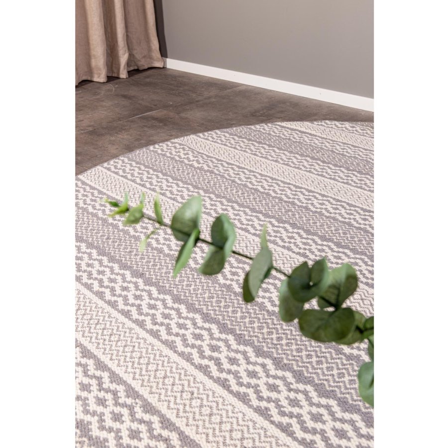 VENTURE DESIGN Sishu teppe - lys gr ull og bomull (200)