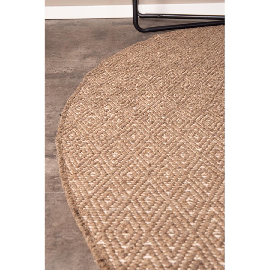 VENTURE DESIGN Julana gulvtppe - brun uld og polyester (200) 