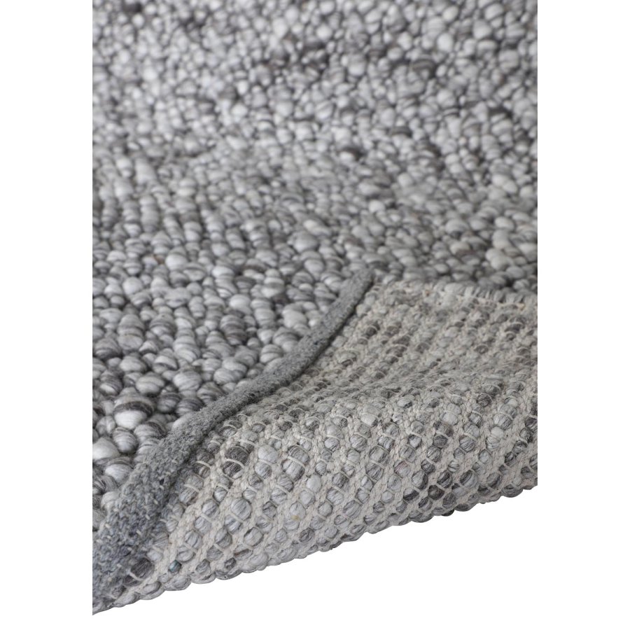 VENTURE DESIGN Jajru teppe - lys gr ull og viskose (200x300) 