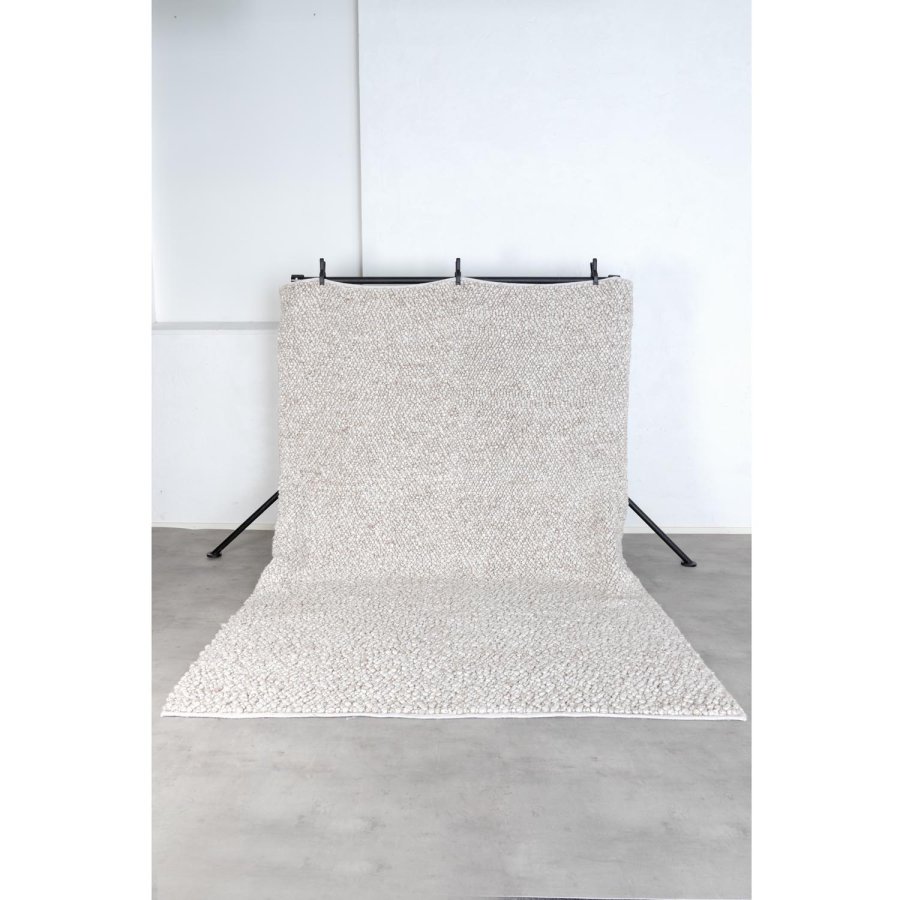 VENTURE DESIGN Jajru Teppich – beige Wolle und Viskose (250x350) 