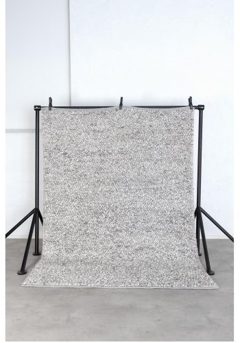 VENTURE DESIGN Jajru teppe - lys gr ull og viskose (250x350) 