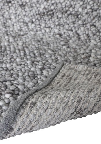 VENTURE DESIGN Jajru teppe - lys gr ull og viskose (250x350) 