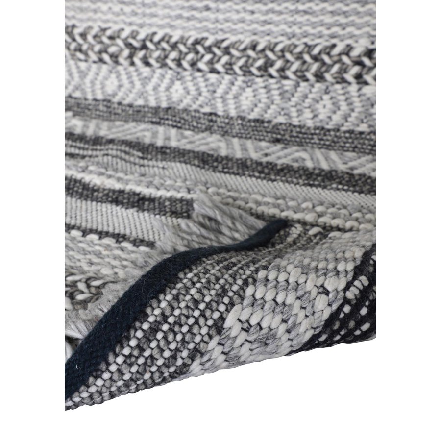 VENTURE DESIGN Alwar Teppich – dunkelgraue Wolle (200x300) 