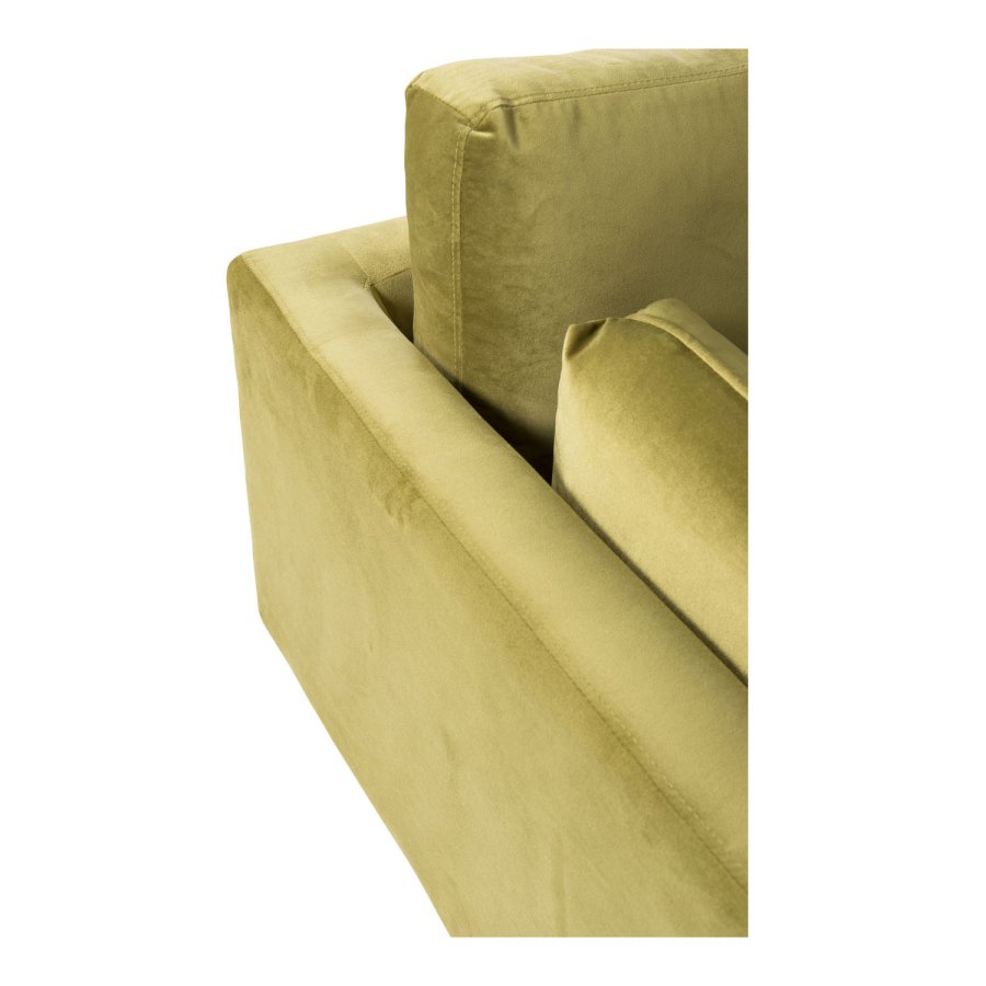 VENTURE DESIGN Boom lenestol, med armlener - grnn polyester og metall