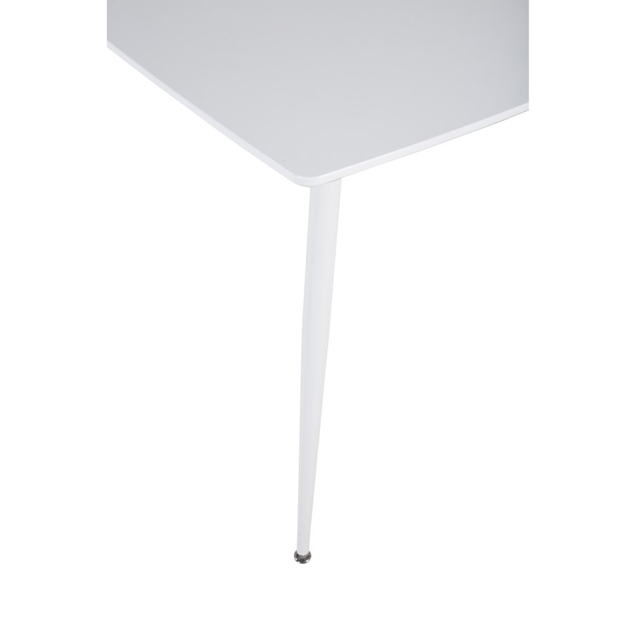VENTURE DESIGN Polar spisebord - hvit MDF og hvitt metall (120x80)