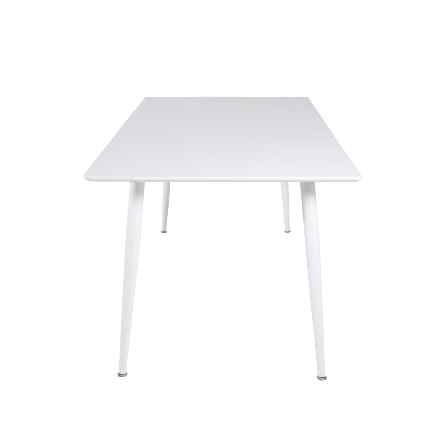 VENTURE DESIGN Polar spisebord - hvit MDF og hvitt metall (180x90)