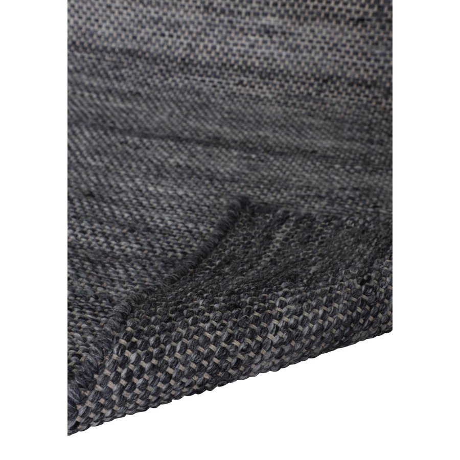 VENTURE DESIGN Devi-teppe - grafittgr polyester og bomull (170x240)