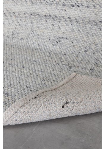 VENTURE DESIGN Ganga-Teppich – Elfenbeinwolle und Baumwolle (170 x 240)