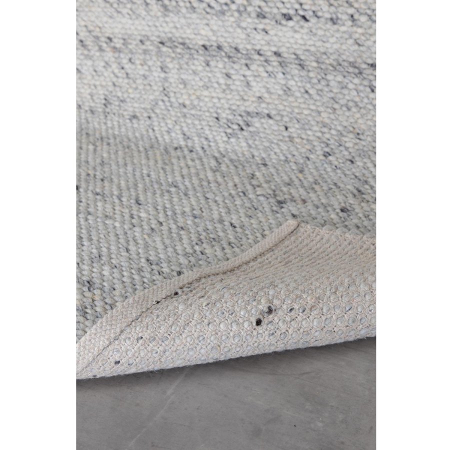 VENTURE DESIGN Ganga teppe - elfenbensull og bomull (200x300)