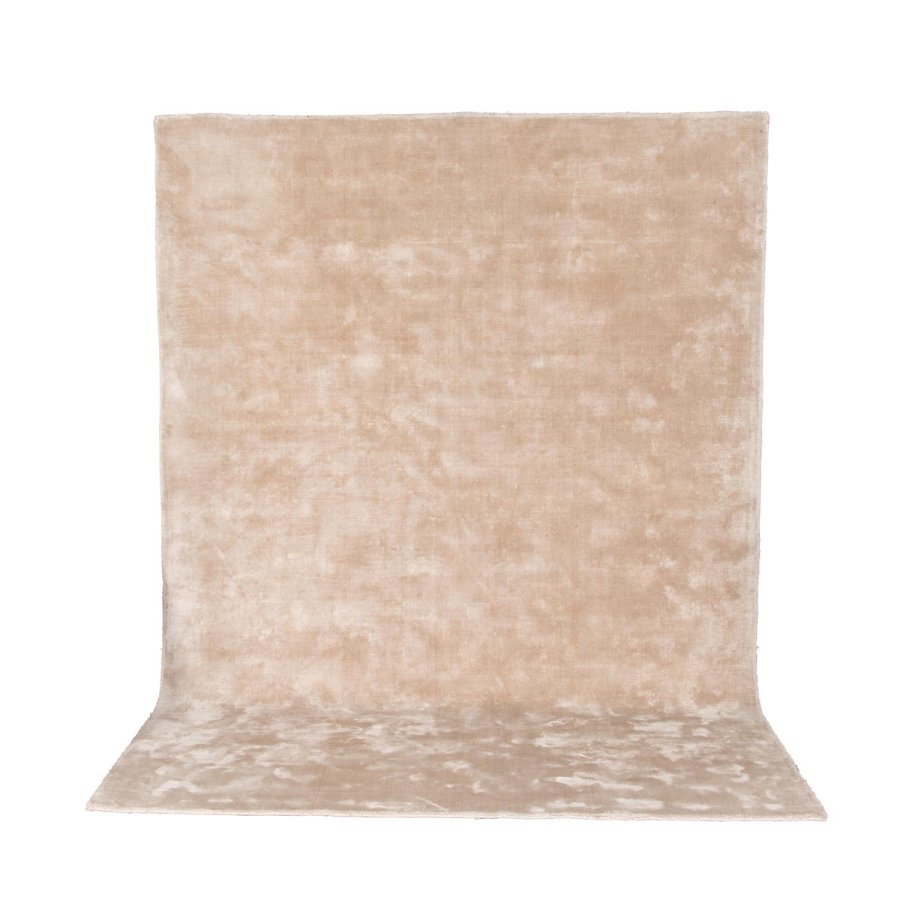 VENTURE DESIGN Indra-teppe - beige viskose og bomull (170x240)