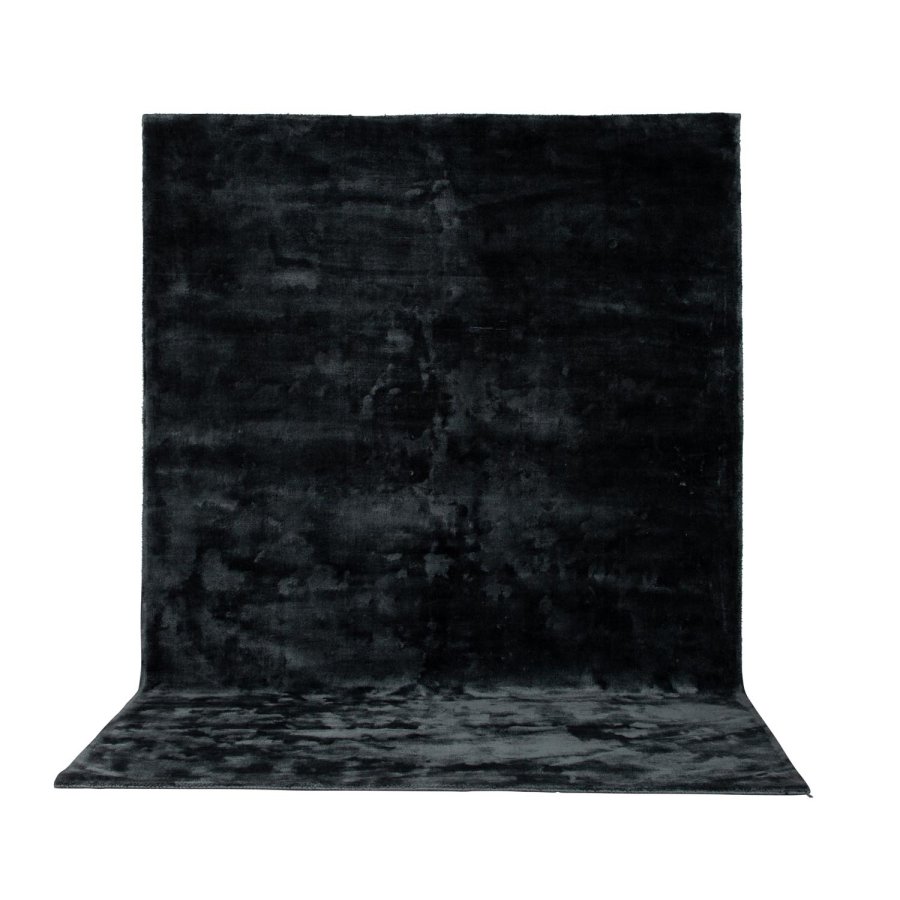 VENTURE DESIGN Indra-teppe - grafittgr viskose og bomull (170x240)