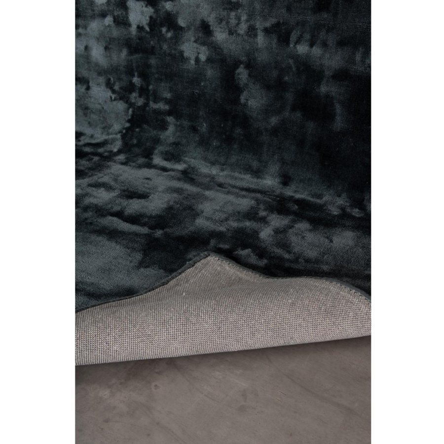 VENTURE DESIGN Indra-teppe - grafittgr viskose og bomull (170x240)