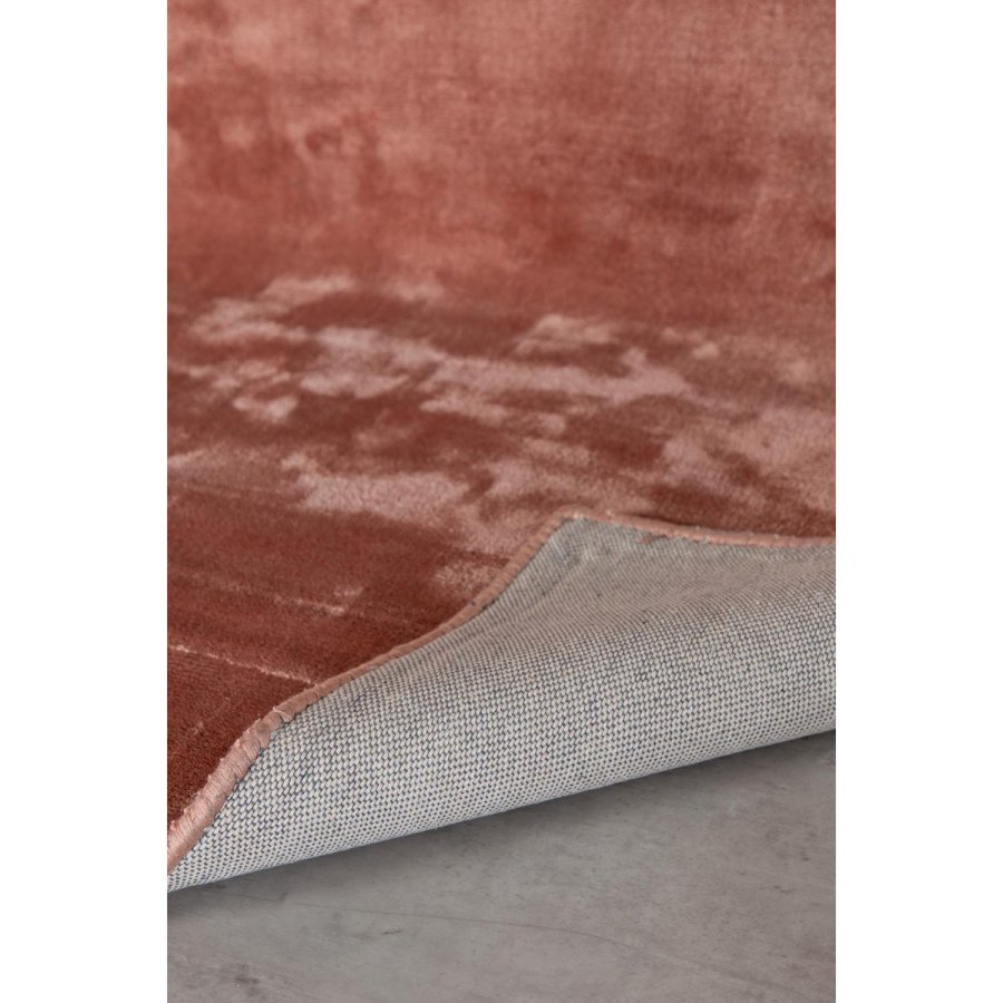 VENTURE DESIGN Indra-teppe - rosa viskose og bomull (170x240)