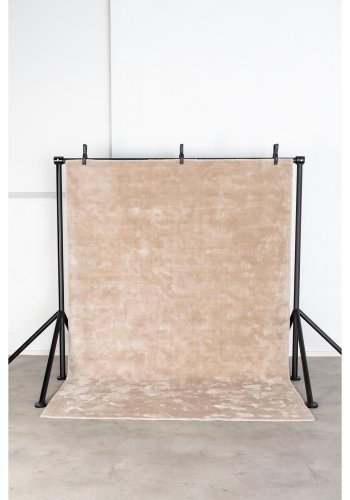 VENTURE DESIGN Indra-teppe - beige viskose og bomull (200x300)