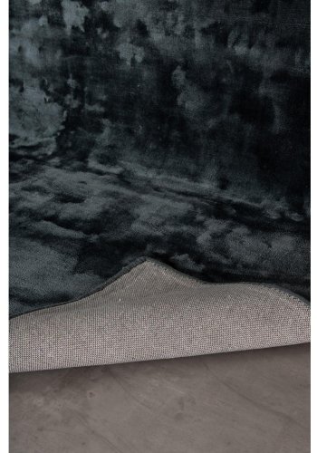 VENTURE DESIGN Indra-teppe - grafittgr viskose og bomull (200x300)