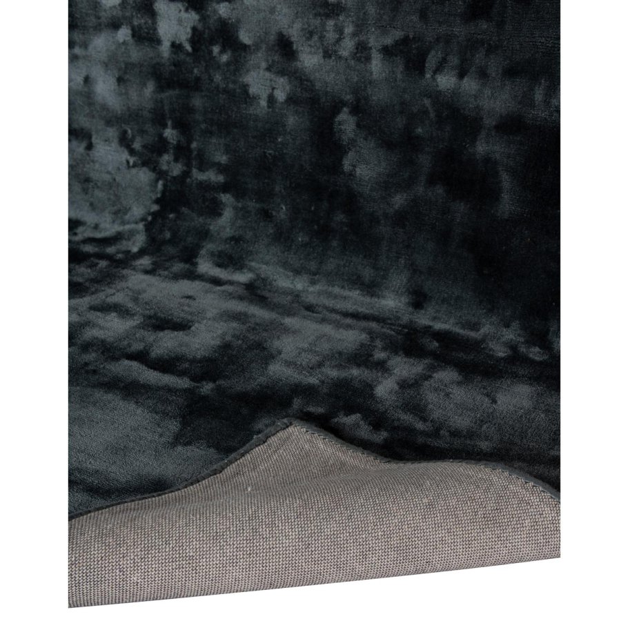 VENTURE DESIGN Indra-teppe - grafittgr viskose og bomull (200x300)