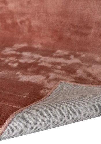 VENTURE DESIGN Indra-teppe - rosa viskose og bomull (200x300)