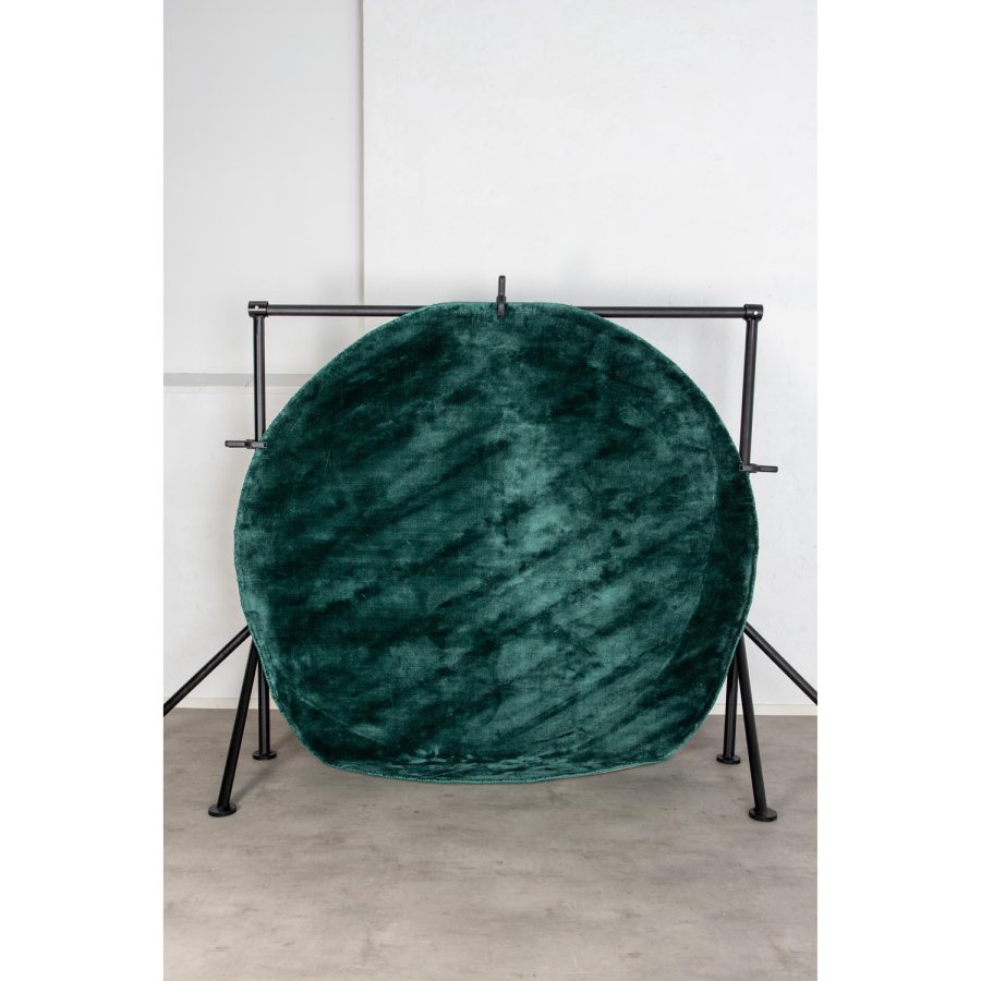 VENTURE DESIGN Indra-teppe - grnn viskose og bomull (200)