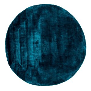 VENTURE DESIGN Indra-teppe - turkis viskose og bomull (200)