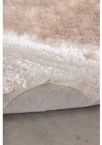 VENTURE DESIGN Shiva Shaggy teppe - champagne polyester og bomull (200x300)