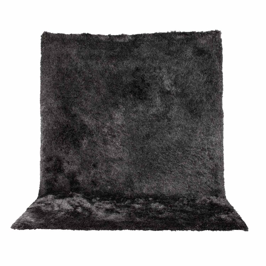 VENTURE DESIGN Shiva Shaggy teppe - gr polyester og bomull (200x300)