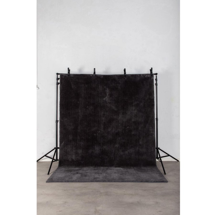 VENTURE DESIGN Undra teppe - mrkegr viskose (200x300)