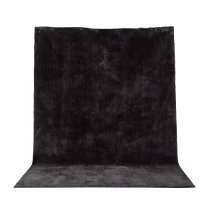 VENTURE DESIGN Undra teppe - mrkegr viskose (250x350) 