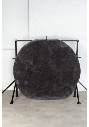 VENTURE DESIGN Undra teppe - mrkegr viskose (200)