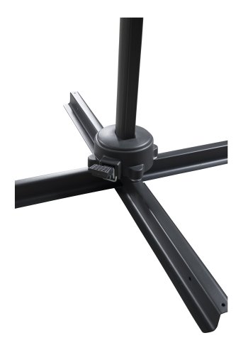 VENTURE DESIGN Leeds parasoll med tilt, 3m - sort aluminium og stl 