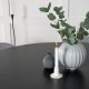 VENTURE DESIGN Copenhagen spisebordsett, m. 6 stoler - sort fin�r/svart metall og gr� fl�yel/svart metall