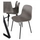 VENTURE DESIGN Marina spisebordsst, m. 6 stole - gr finer/sort metal og khaki plastik/sort metal