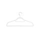 SONGMICS CRF020W01 t�jb�jle, m. 360� drejelig krog, skridsikker - hvid fl�jl og st�l (s�t med 20)