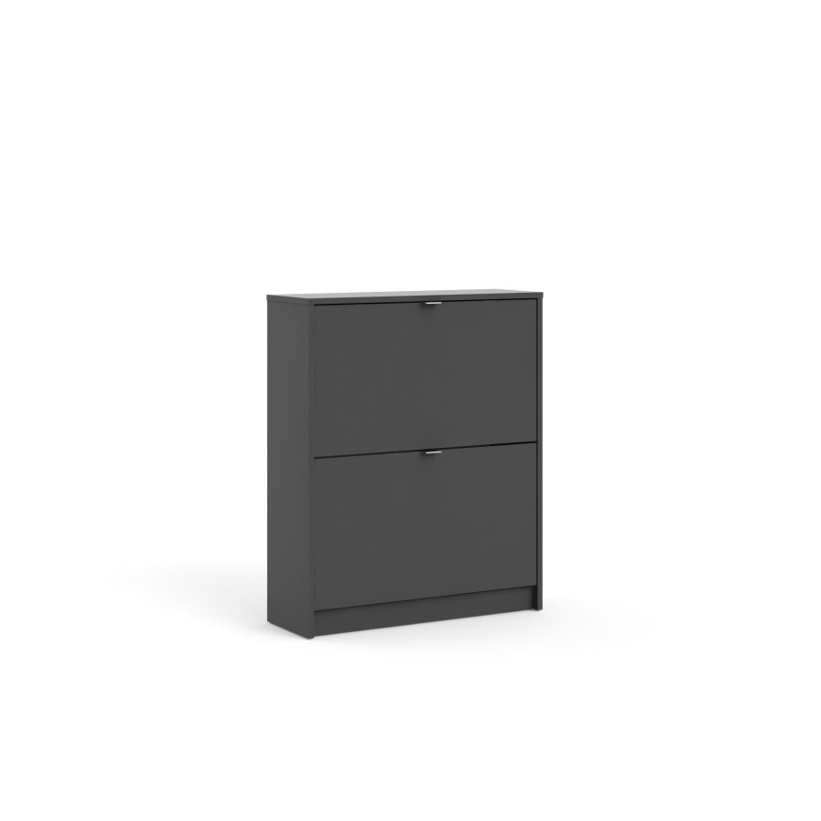 TVILUM Sko Skoskap 2 foldedrer med 2 rom - ParcelMatt Gr Matt Gr