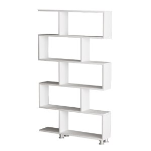 FUNZI LIVING Nilüfer bogreol - hvid melamin