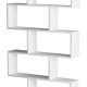 FUNZI LIVING Nilüfer Bücherregal - weißes Melamin