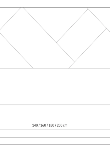 MICADONI Arkose sengegavl - beige flyel (200x8x120)