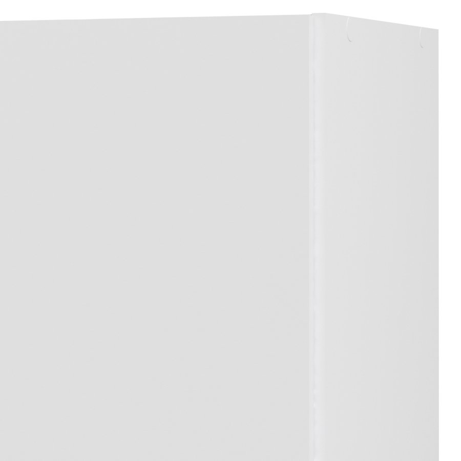 TVILUM Space Kleiderschrank 1 Tür und 3 Einlegeböden - weiße Folie/Spanplatte